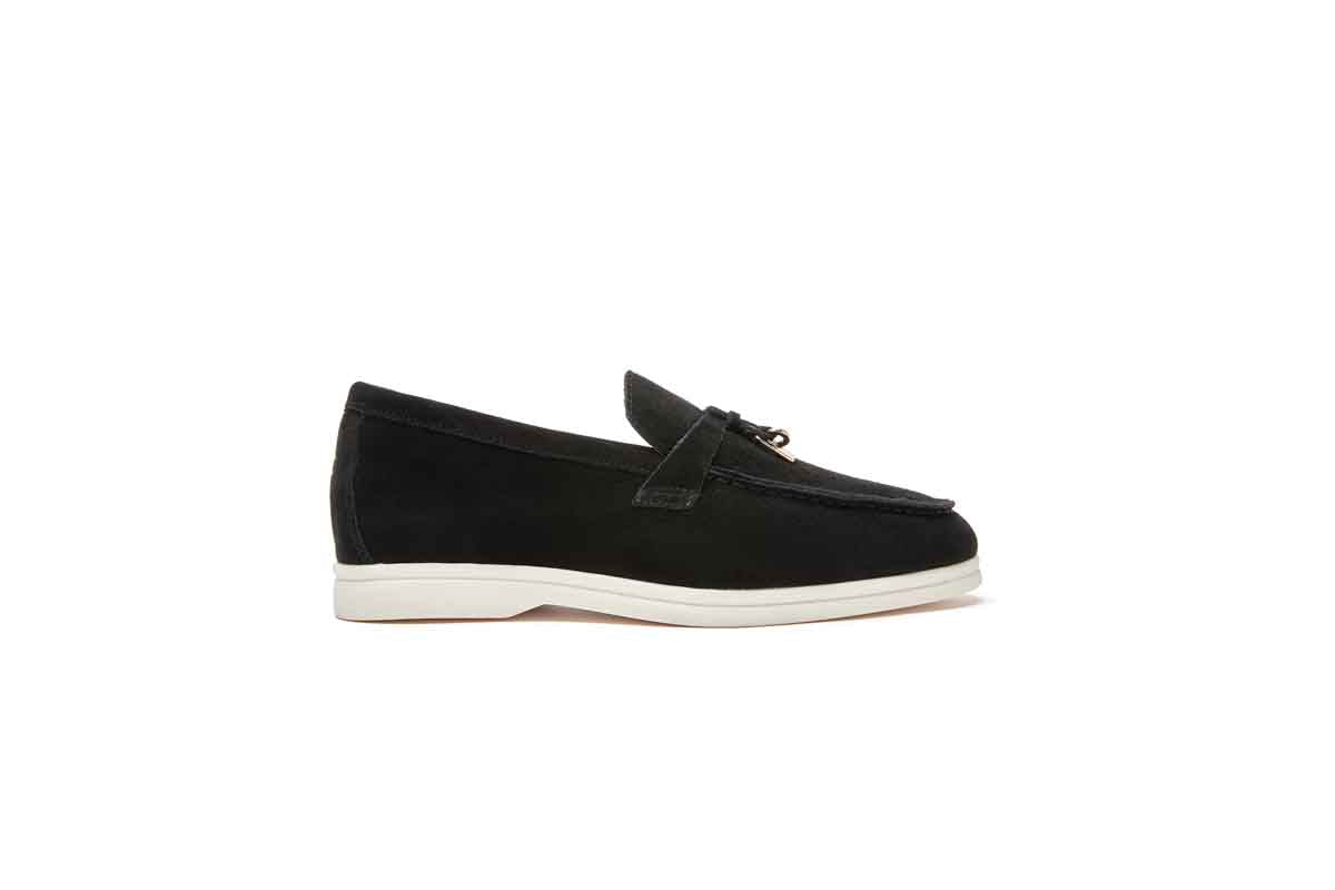Black Masion Polo / Women Summer Loafer