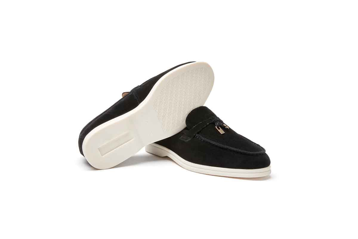 Black Masion Polo / Women Summer Loafer