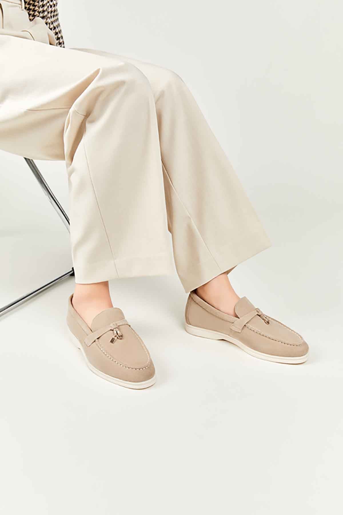 Beige Maison Polo / Women Summer Loafer