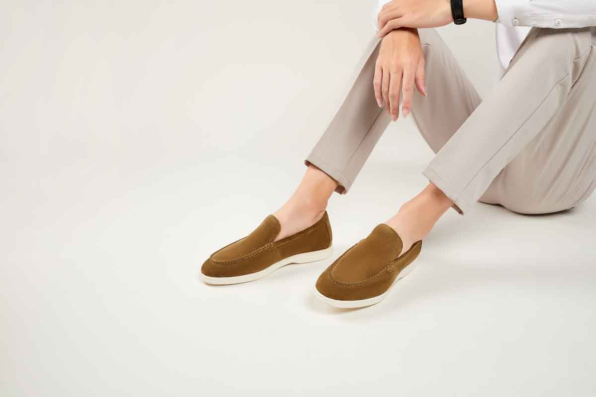 Dark Beige Maison Polo / Summer Loafers