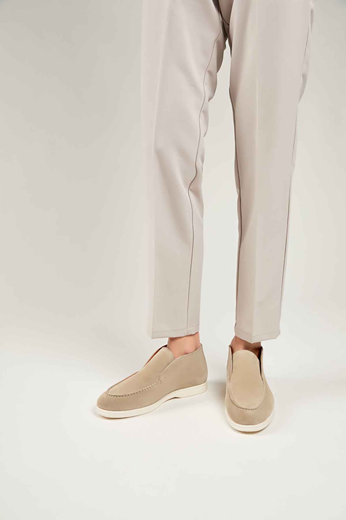 Beige Maison Polo / City Loafers