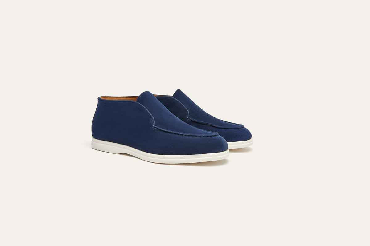 Navy Blue Maison Polo / City Loafers