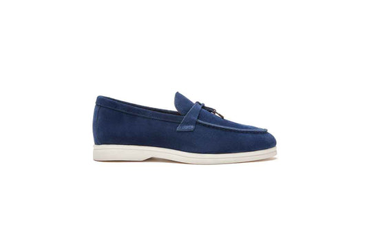 Navy Blue Masion Polo / Women Summer Loafer