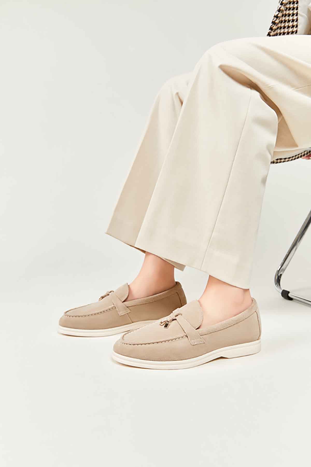 Beige Maison Polo / Women Summer Loafer