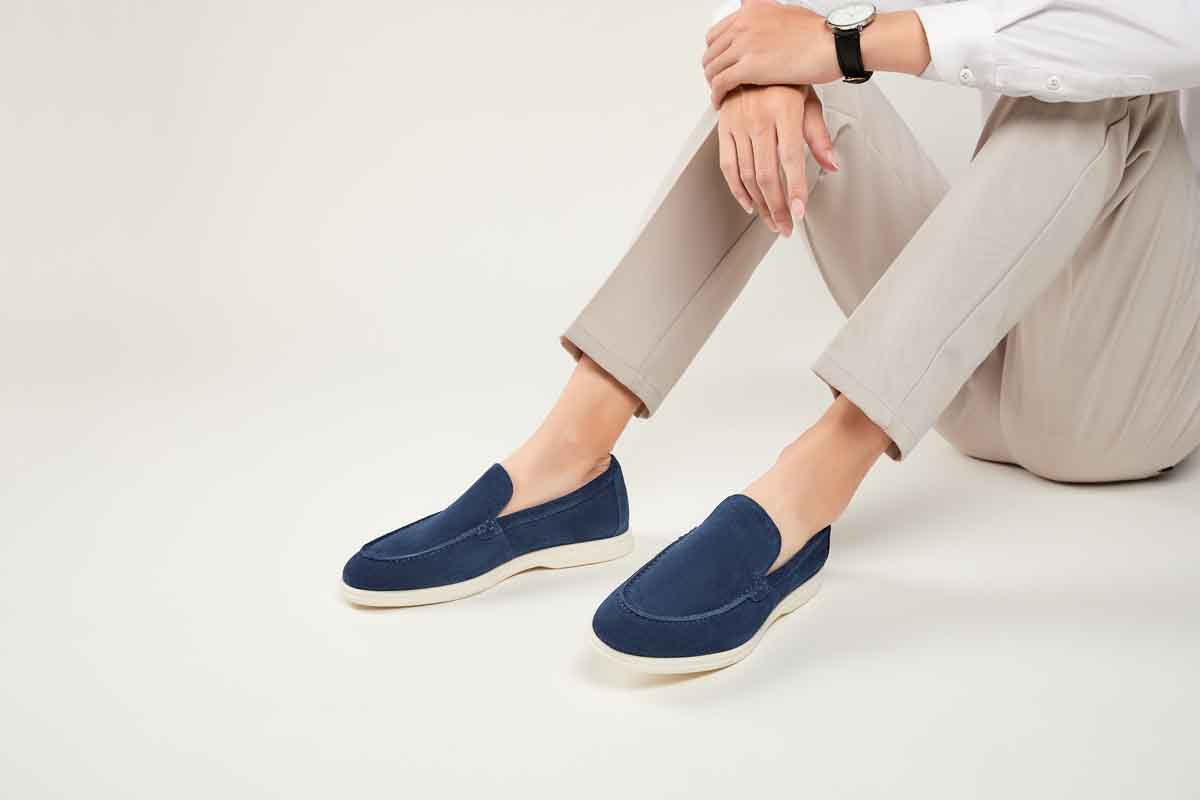 Navy Blue Maison Polo / Summer Loafers