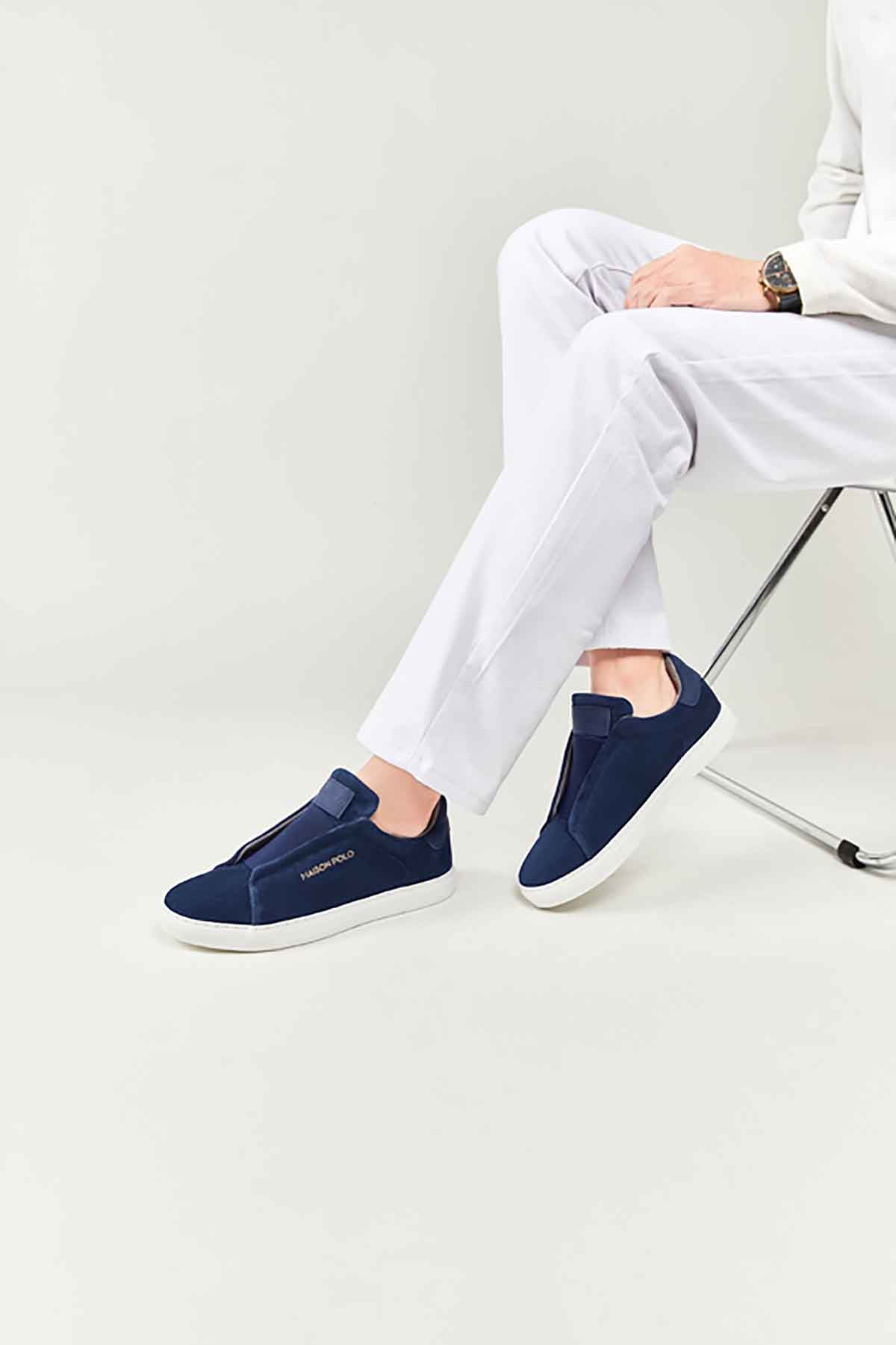 Navy Maison Polo Sneaker